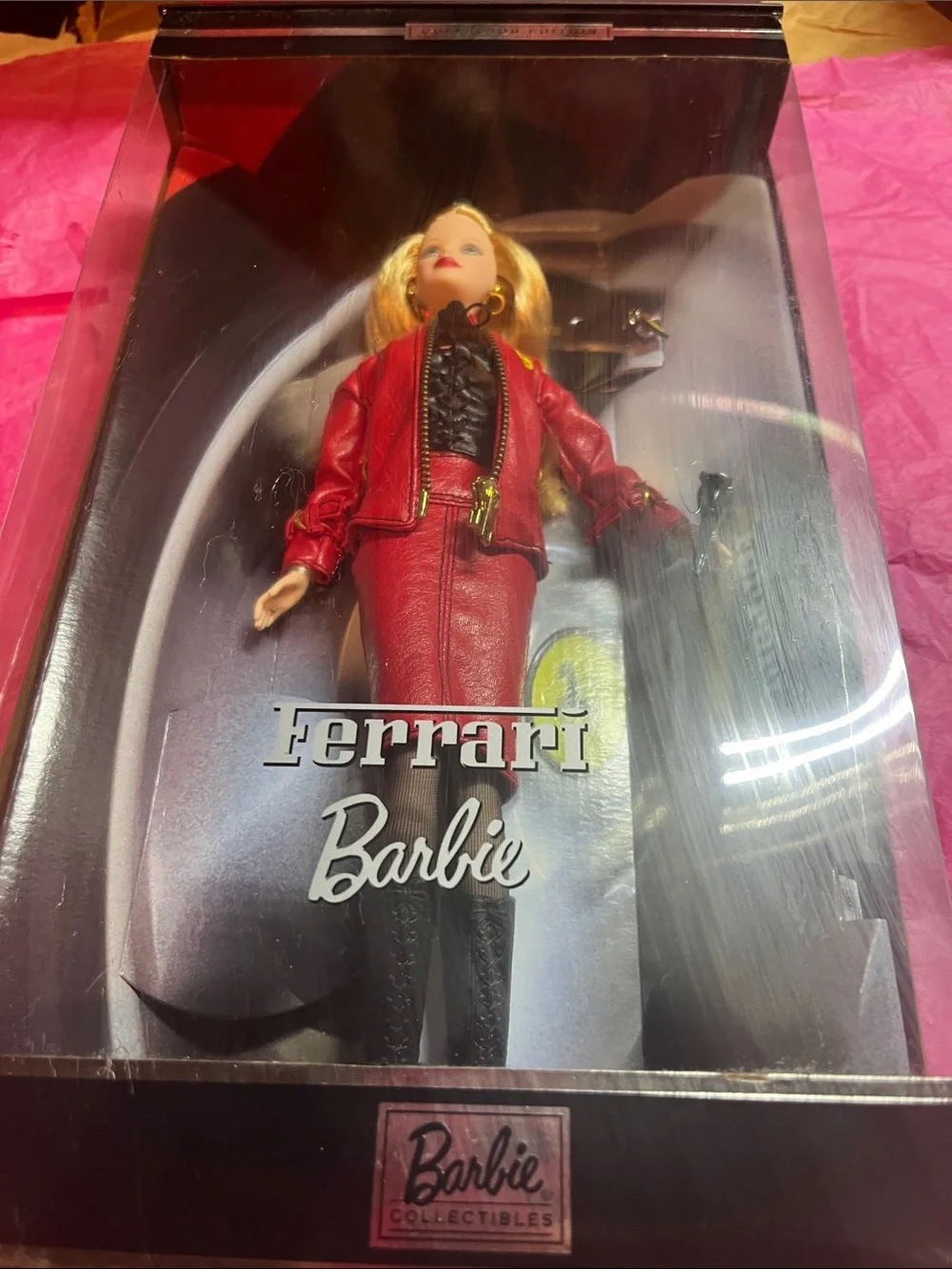Ferrari Barbie Collectible Doll in Red - Official Brand Collaboration